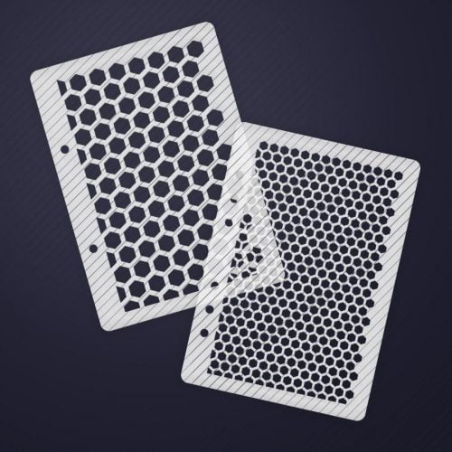 Plotterdatei Schablone Bienenwabe - geometrisches Stencil