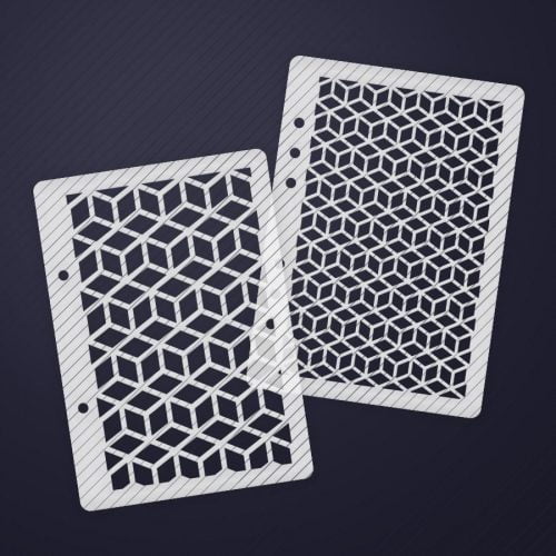 Plotterdatei Schablone Cubes - Stencil geometrisches Muster