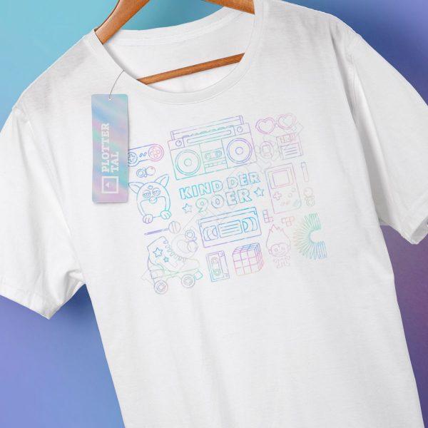 Retro Plotterdatei - Kind der 90er Jahre - T.Shirt