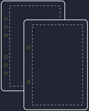 Schablonen Lochungen DIN A5