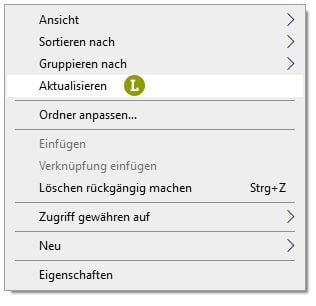 Plotterdateien organisieren - Ordneransicht aktualisieren