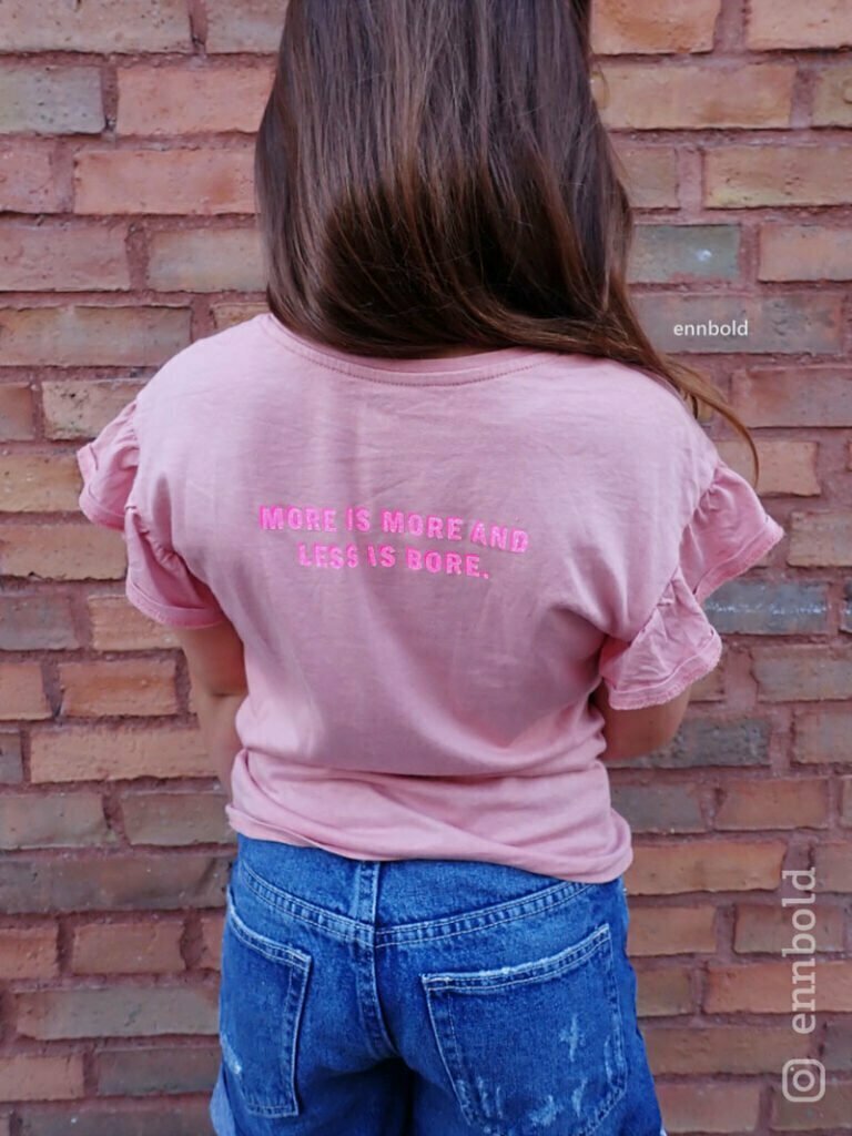 Plotterdatei Less is a bore Probeplotten Svenja