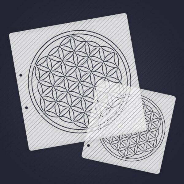 Plotterdatei Schablone Flower of Life - Stencil