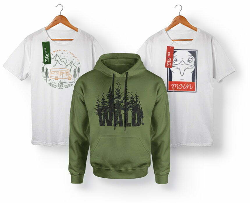 Plotterdateien für T-Shirts und Hoodies