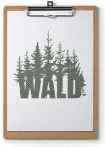 Plotterdatei Wald - Bäume - Baum - Männer