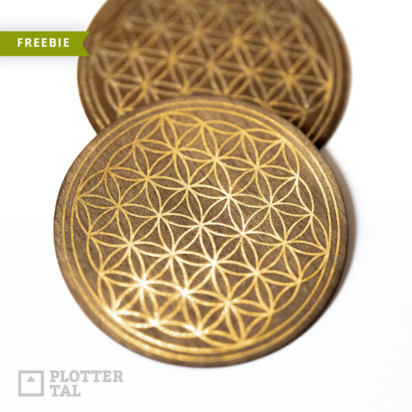 Plotter-Freebie "Blume des Lebens" / Flower of life - kostenlose Plotterdatei SVG DXF