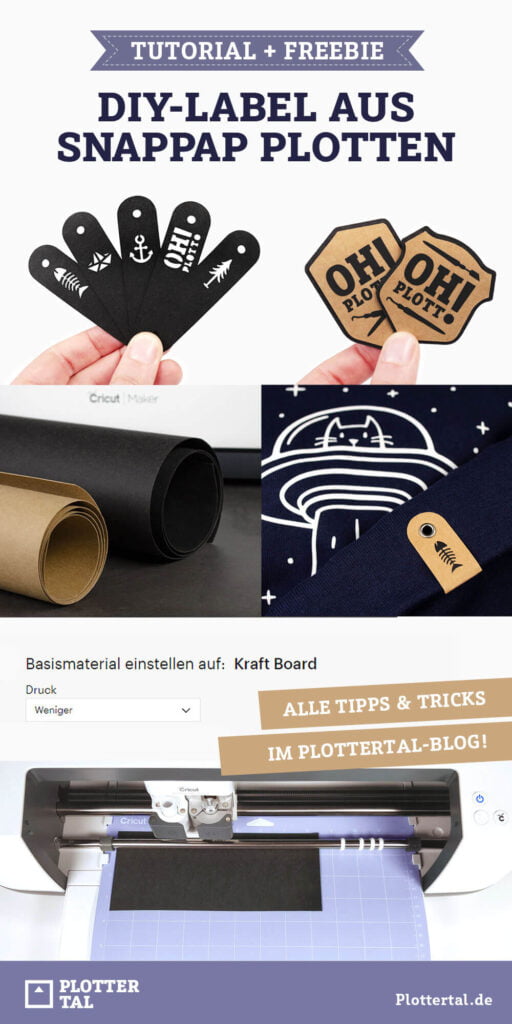DIY-Label aus SnapPap plotten - Cricut Maker Tutorial