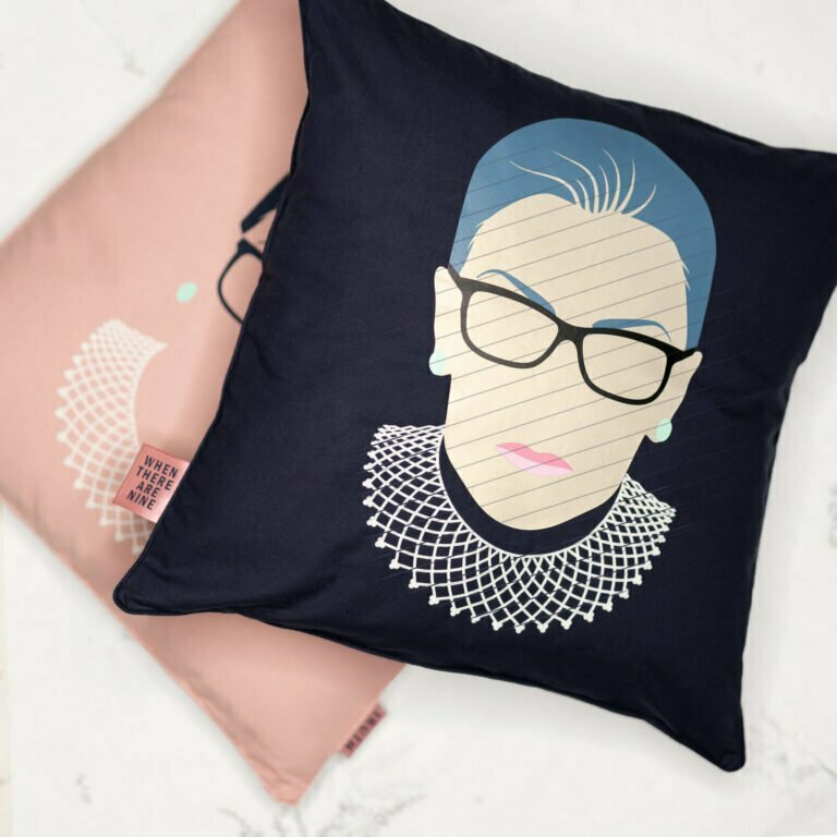 Plotterdatei für Frauen I dissent RBG Ruth Kissenbezug
