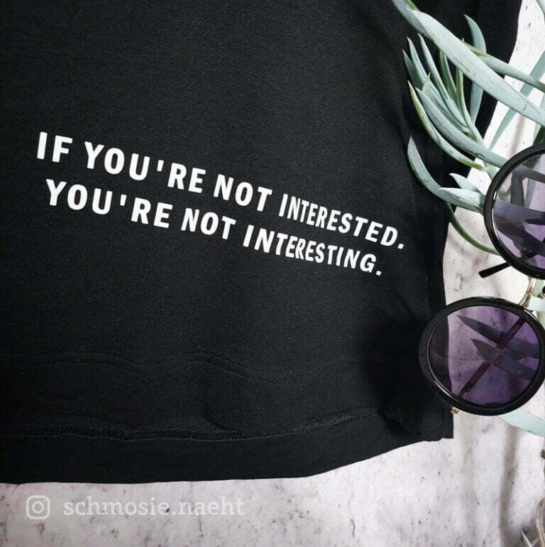 Plotterdatei Less is a bore Probeplotten Josi