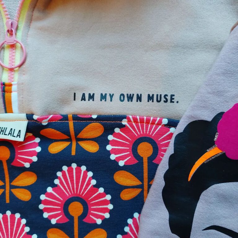 Plotterdatei I am my own muse Probeplott