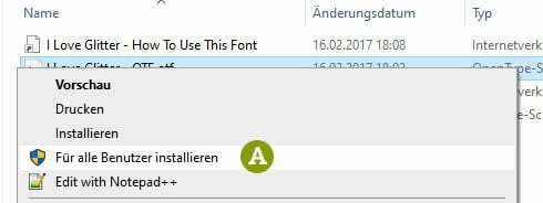 Mom Shirt plotten - Schriften installieren