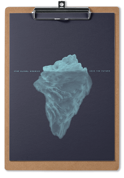 Plotterdatei Stop global warming