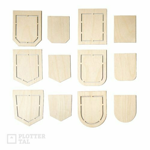 Plotterdatei Taschenschablonen für Kleinkinder - Laserdatei