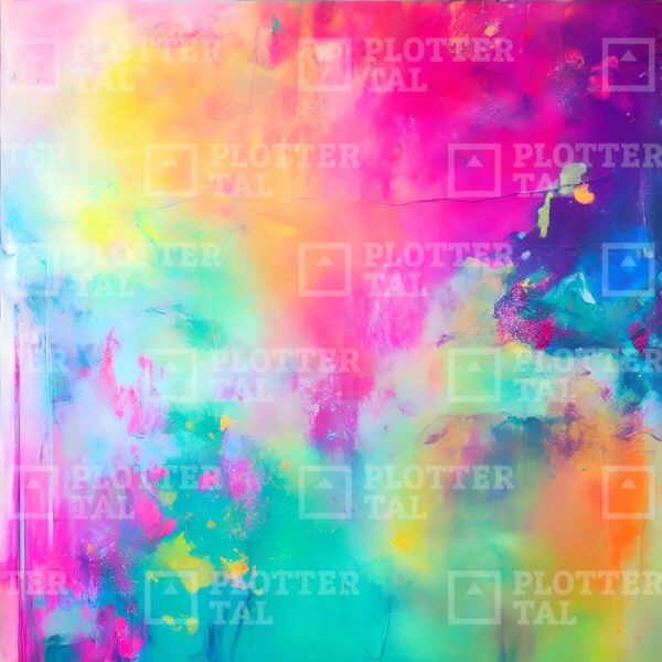 Digitales Papier Modern Abstract rainbow - Abstrakte Kunst Digi Paper