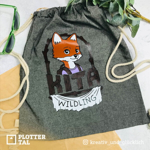 Plotterdatei für Kindergartenkinder Kita Fuchs - Kita Wildling