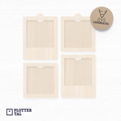 Laserdatei für Polaroid-Fotorahmen mit auswechselbaren Foto - Bilderrahmen - Laserfile