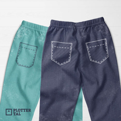 Plotterdatei für Fake Taschen für Kinder - Plotten statt Nähen